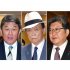 揃ってやたらと威勢がいい（左から茂木敏充前幹事長、麻生太郎最高顧問、萩生田光一元政調会長）／（Ｃ）日刊ゲンダイ