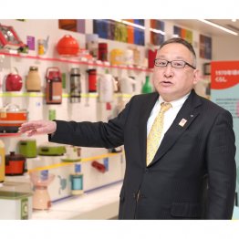 象印マホービンの市川典男社長(C)日刊ゲンダイ