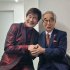  大村崑さん（右）と（提供写真）