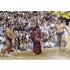 夏巡業での大の里（右）と豊昇龍＝茨城県古河市（Ｃ）共同通信社