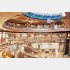 4階まで吹き抜けになっている円形図書館（「石川県立図書館」提供）