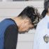 5年前から面識のない女性をつけ狙っていた（葺合署を出る谷本将志容疑者）／（Ｃ）共同通信社