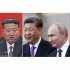 反米首脳が揃い踏み（左から北朝鮮・金正恩朝鮮労働党総書記、中国・習近平国家主席、ロシア・プーチン大統領）／（Ｃ）ロイター
