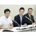 （左から）守島正氏、斉木武志氏、阿部弘樹氏の３衆院議員（Ｃ）共同通信社