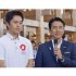 親密ぶりをアピールも…（小泉進次郎農相と吉村洋文大阪府知事）／（Ｃ）共同通信社