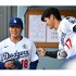 大谷翔平（右）と山本由伸（Ｃ）ロイター／Imagn Images
