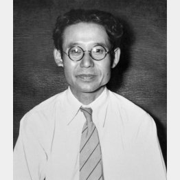 武谷三男。物理学者、科学史家(1953=昭和28=年9月1日)/(C)共同通信社