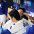 大谷翔平（左）とカーショー（MLB公式Xより）