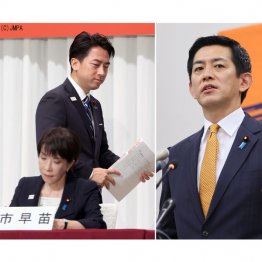 どっちもどっち(左)、予言的中(右)/(C)日刊ゲンダイ