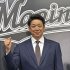 就任会見で抱負を語ったロッテのサブロー監督（Ｃ）共同通信社