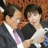 高市早苗新総裁と後ろ盾の麻生太郎副総裁の「公明嫌い」は有名（Ｃ）日刊ゲンダイ