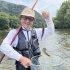 こよなく愛するアユ釣り(提供写真)