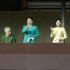 左から百合子さま、信子さま、彬子さま（令和初の新年一般参賀）／（Ｃ）共同通信社