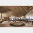 枝葉の裏のように見える天井が特徴（「那須塩原市図書館みるる」提供）