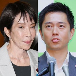敗者連合のような組み合わせ、自己都合しか全く頭にない国民愚弄の権力亡者2人(C)日刊ゲンダイ