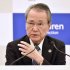 経団連の筒井義信会長(C)共同通信社