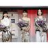 Perfume（左から）かしゆか、あ～ちゃん、のっち（Ｃ）共同通信社
