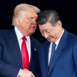 ハッキリ言って、トランプ米大統領にとっては中国が軸足（習近平国家主席と）／（Ｃ）ロイター