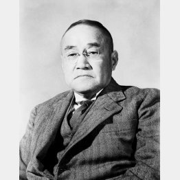 吉田茂首相（1947＝昭和22＝年2月4日）／（Ｃ）共同通信社