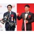 「日本プロスポーツ大賞」に選出されたドジャース・山本由伸（左）、「NPB AWARDS 2025」のMVPを受賞した阪神・佐藤輝明（Ｃ）日刊ゲンダイ