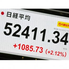 来年はもっと上昇？（Ｃ）日刊ゲンダイ